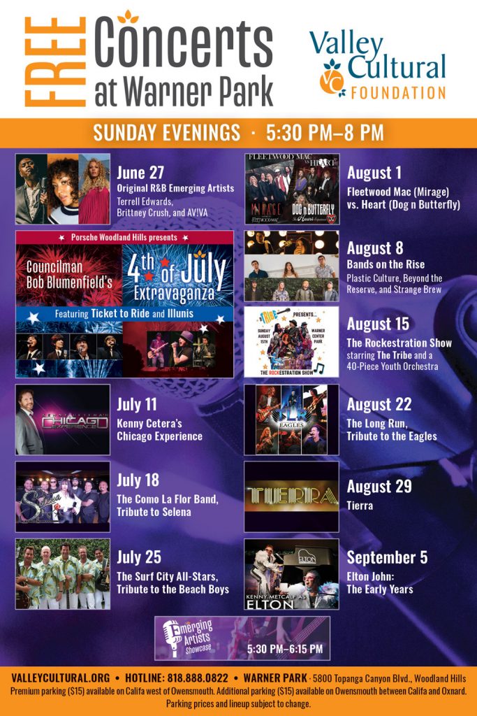 Concert schedule