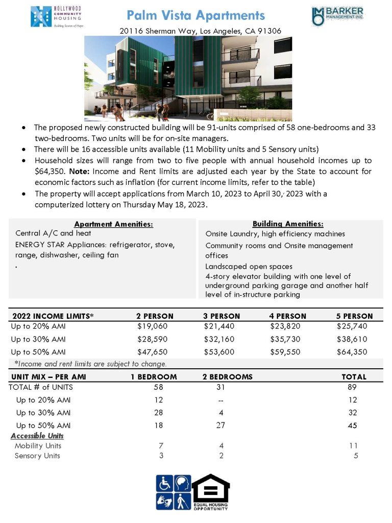 Palm Vista Info