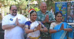 Councilman Zine and WNC Board Members participate in Indian Dance