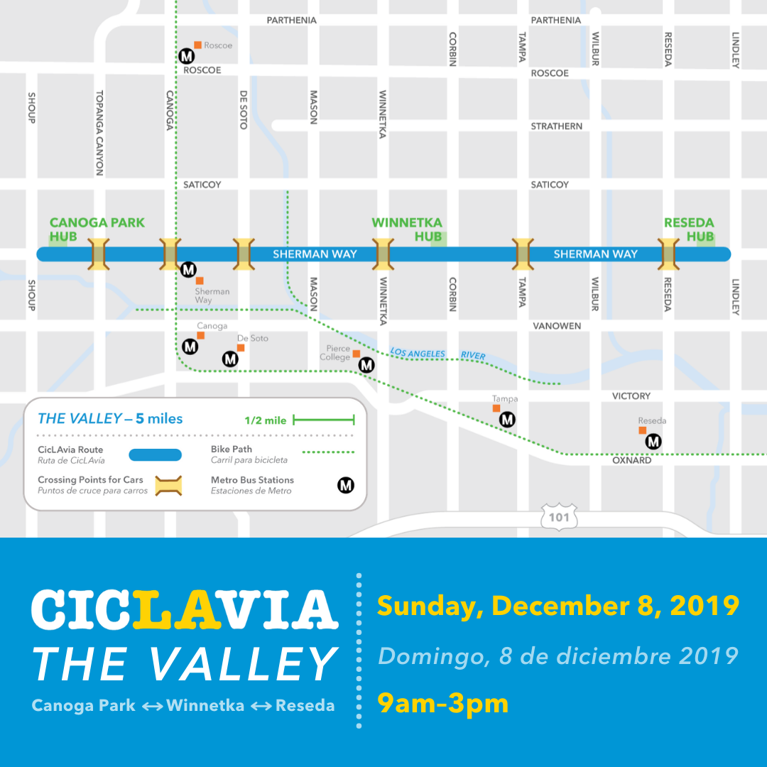 Ciclavia valley route