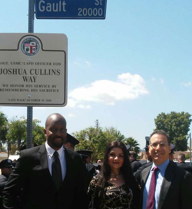 Joshua Cullins Way Ceremony Sign