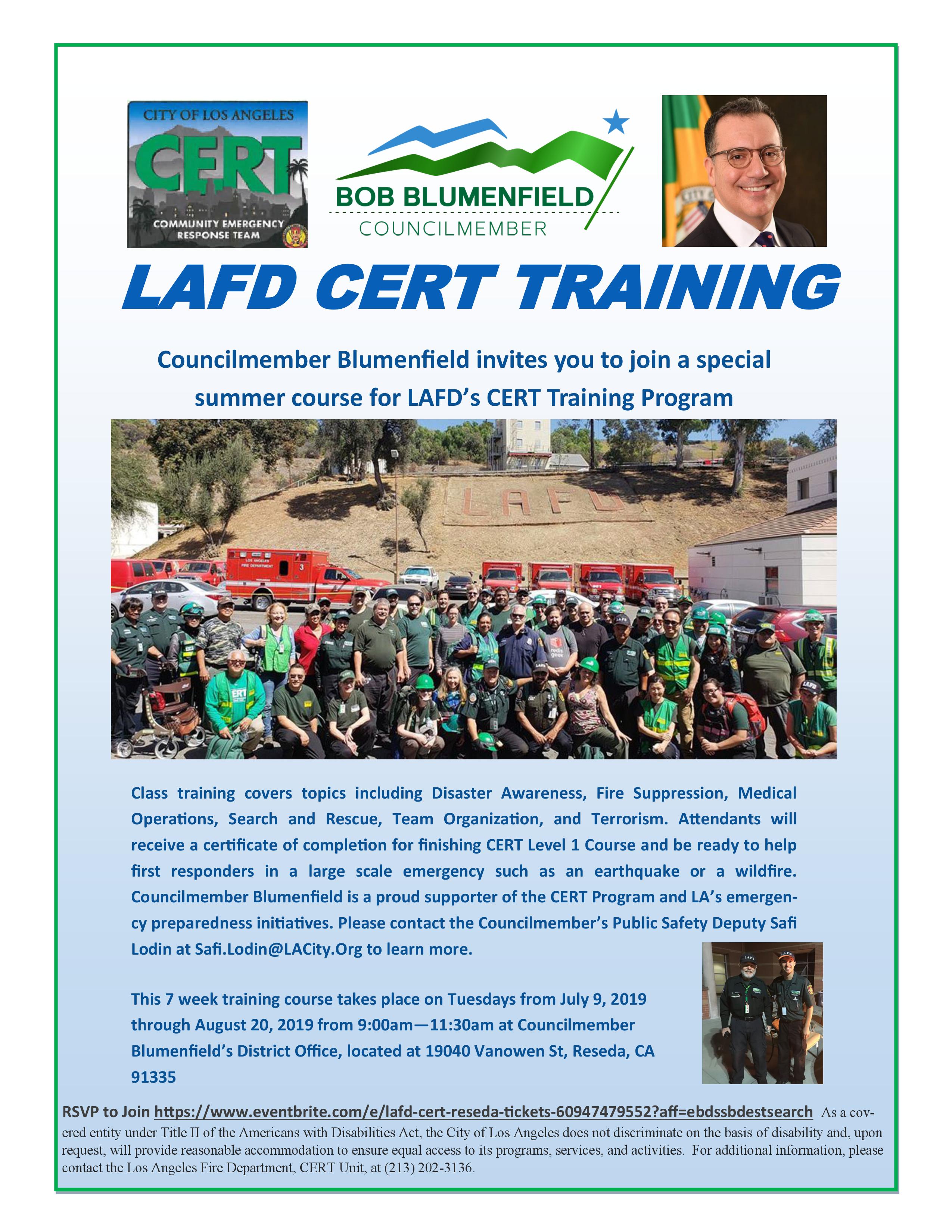CERT training