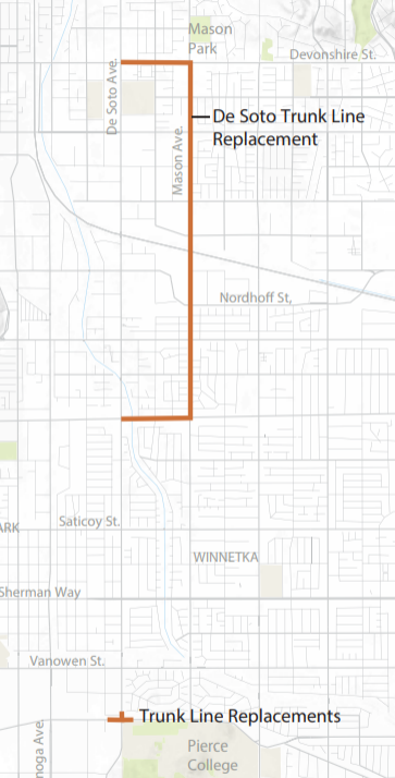 Trunk line map